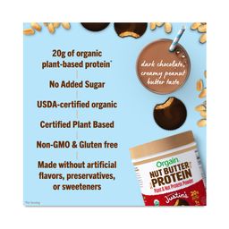 Nut Butter Protein Powder, Dark Chocolate Peanut Butter