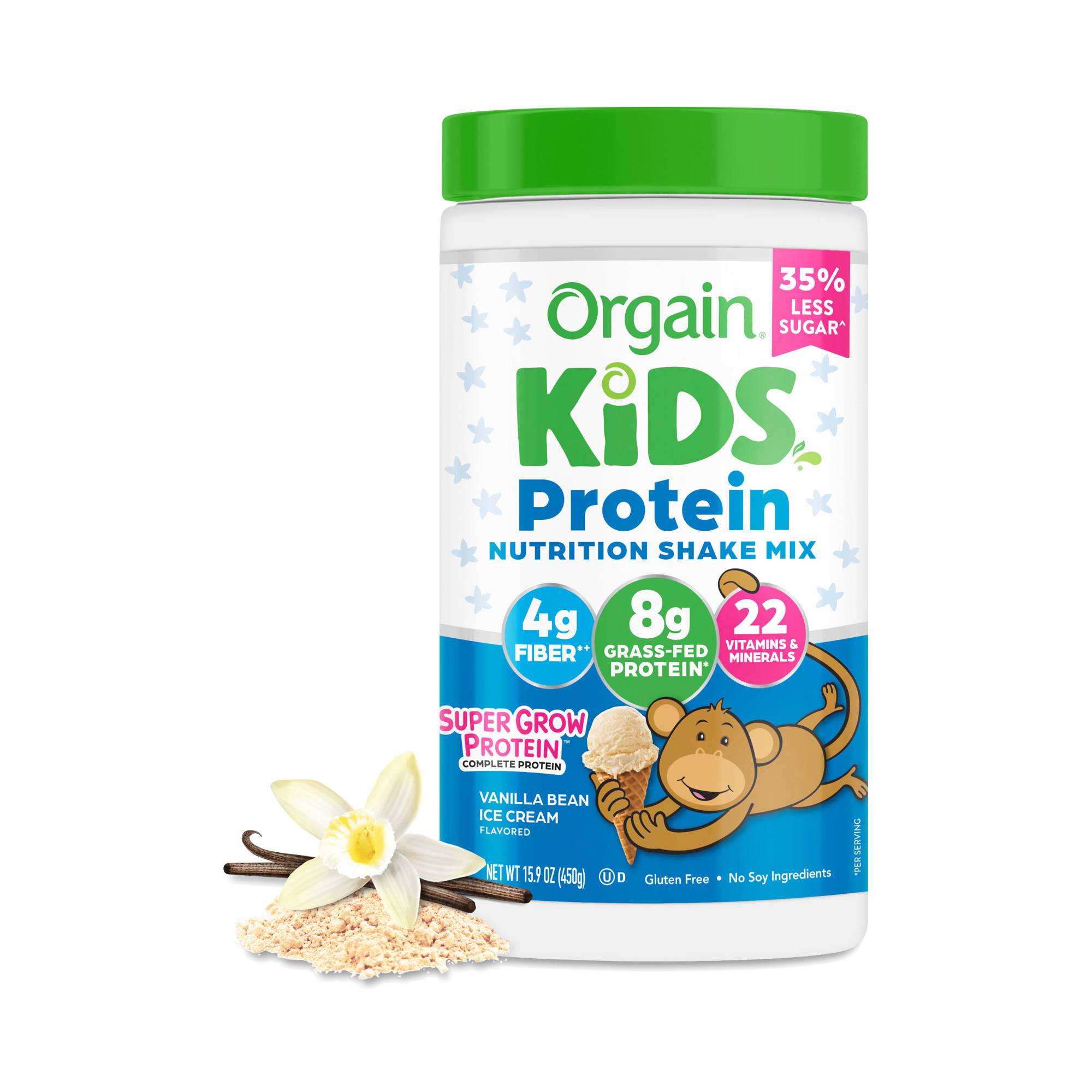 Kid's Protein Powder, Vanilla Bean Ice Cream