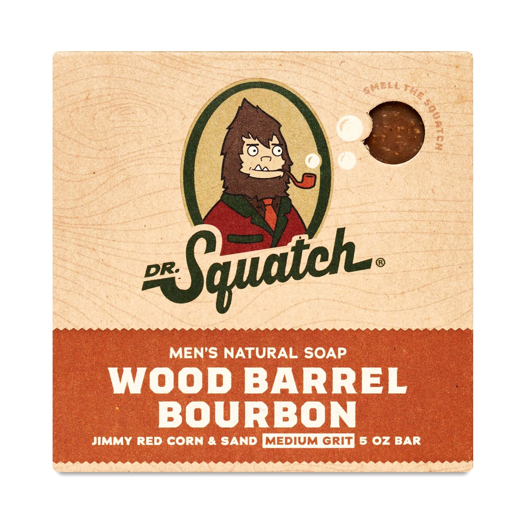 Men's Natural Soap, Wood Barrel Bourbon