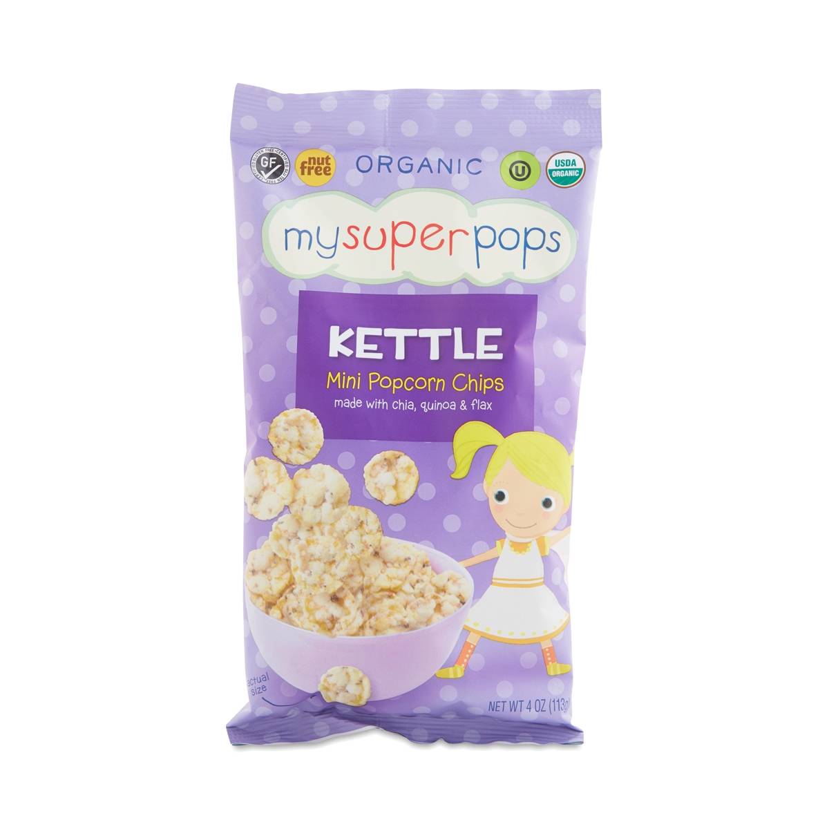 My Super Pops Kettle Popcorn Chips by My Super Foods Thrive Market