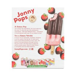 Chocolate-Dipped Strawberries Cream Pops