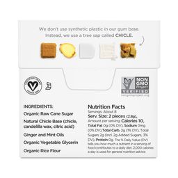 Natural Chewing Gum, Ginger