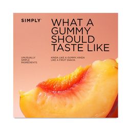 Really Real Gummies, Peach & Raspberry