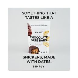 Chocolate Date Bars, Salted Peanut