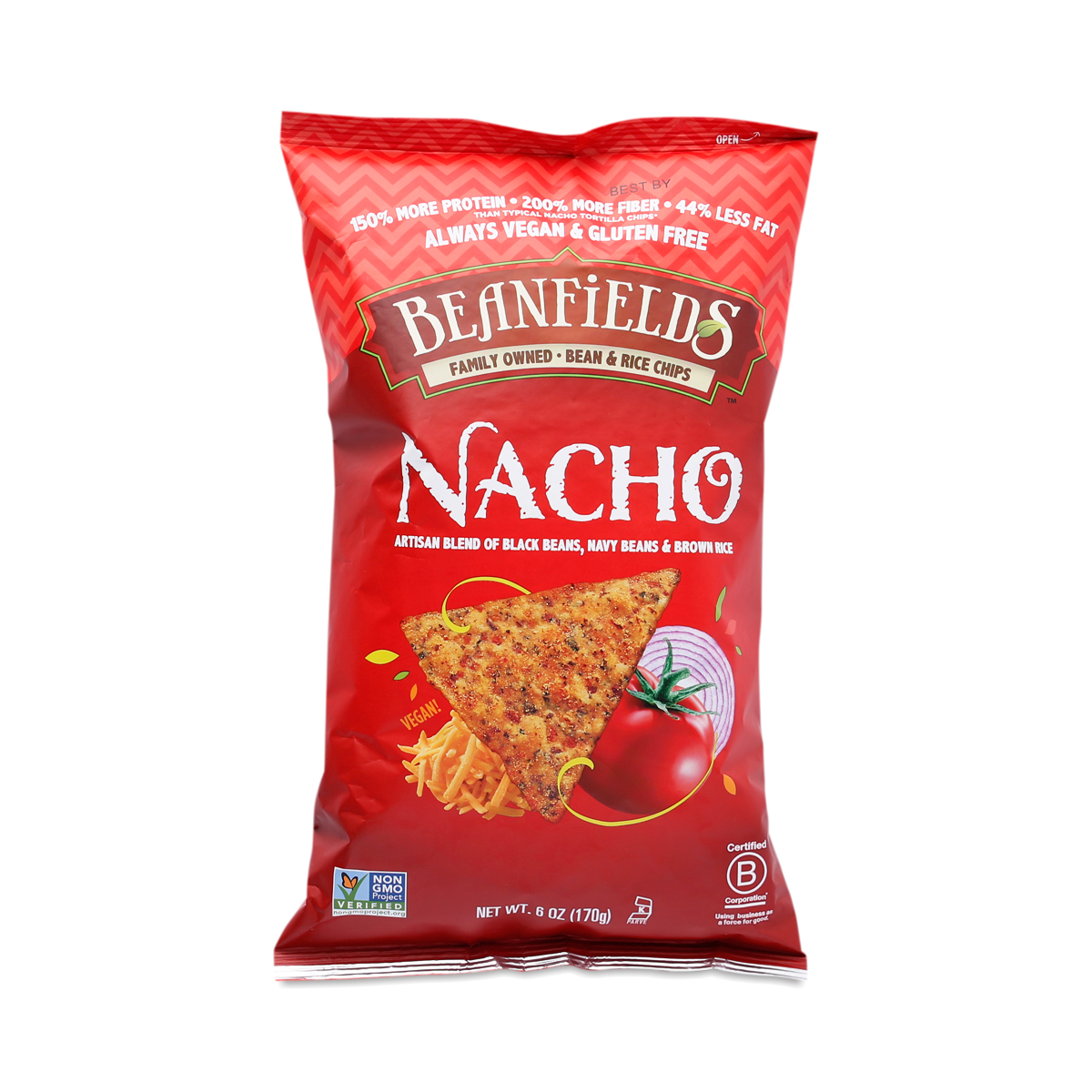 6 oz Nacho Bean & Rice Chips by Beanfields Thrive Market
