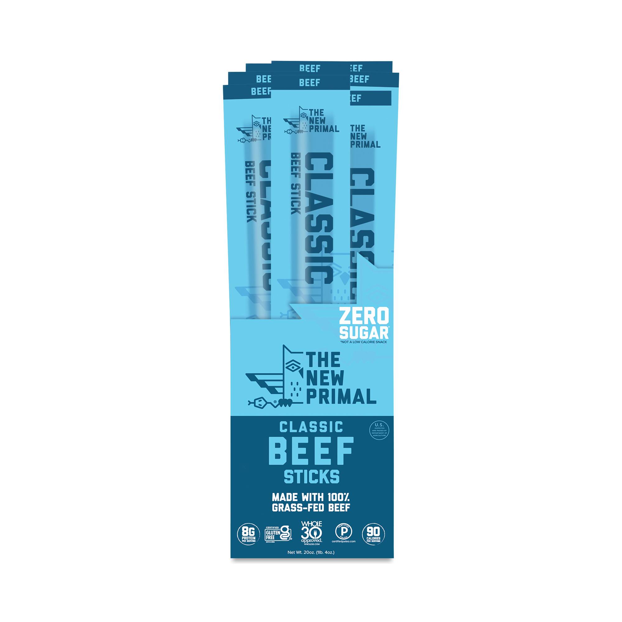 Grass-Fed Beef Sticks, Classic, Value Pack