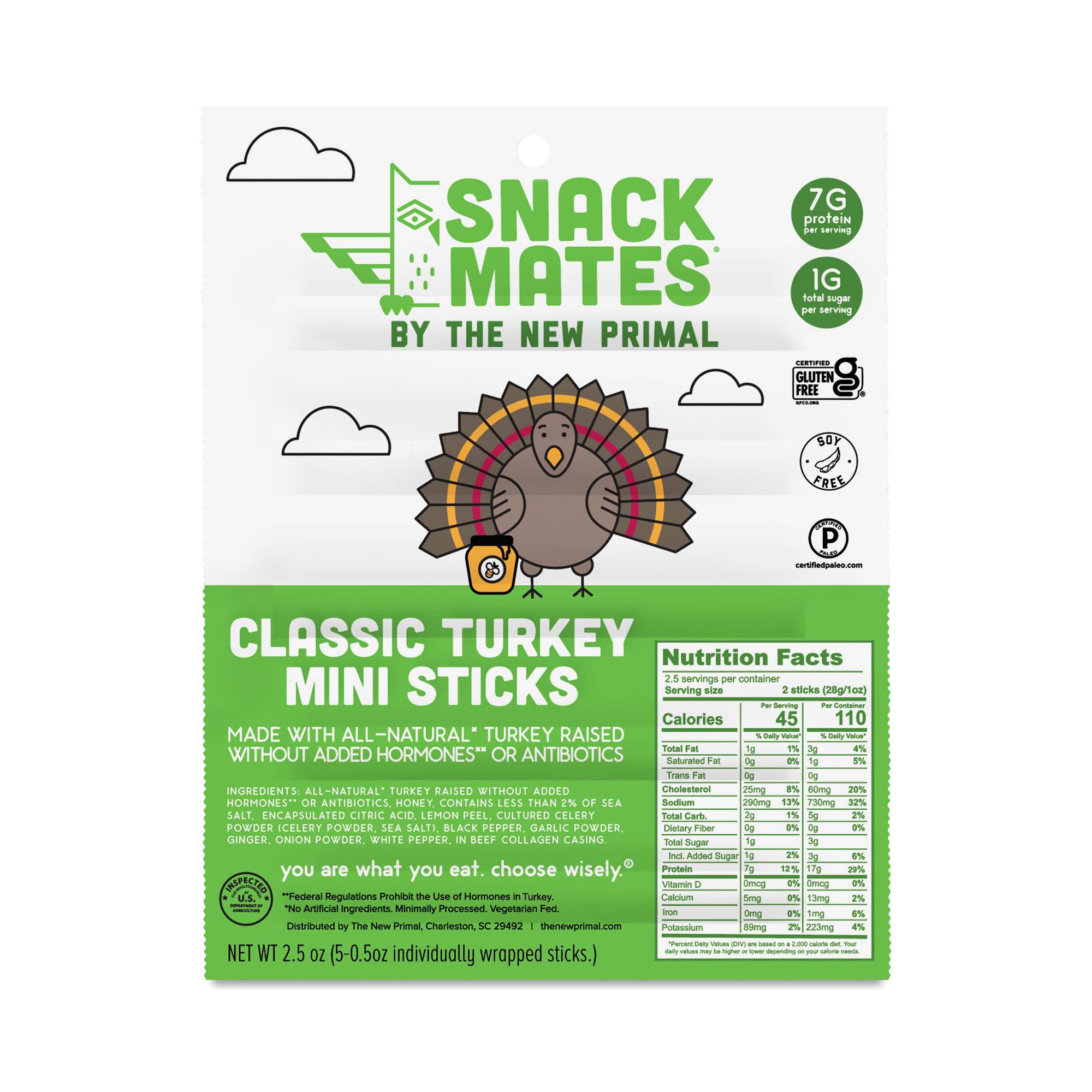 Snack Mates Sticks, Turkey
