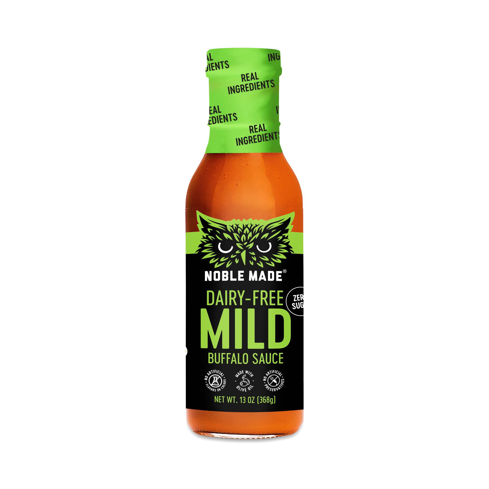 Noble Made Buffalo Sauce, Zero-Sugar Mild