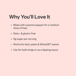 Noble Made Buffalo Sauce, Zero-Sugar Medium