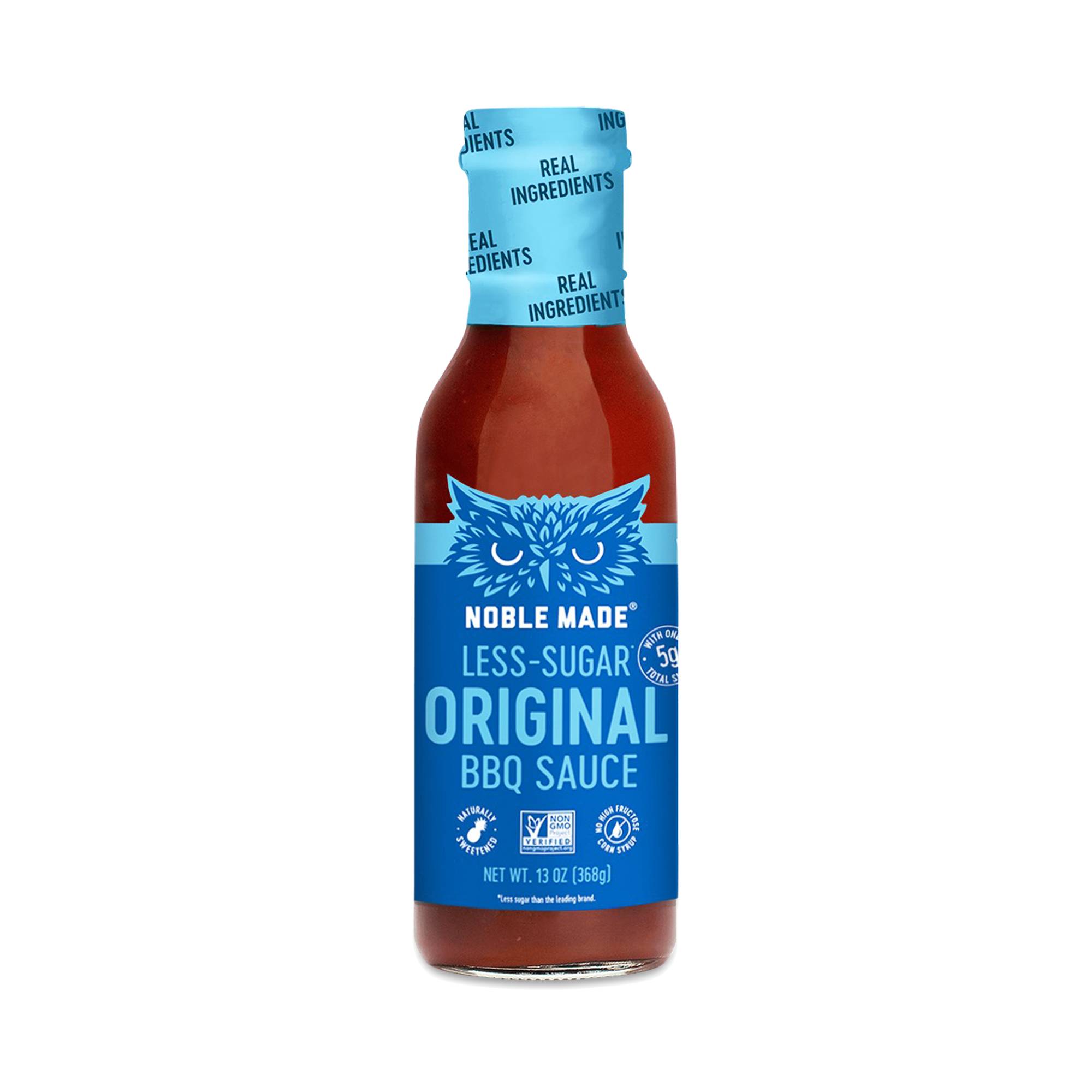 Noble Made BBQ Sauce, Less-Sugar Original