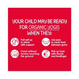 Happy Baby Organic Yogis Melt Snacks, Strawberry