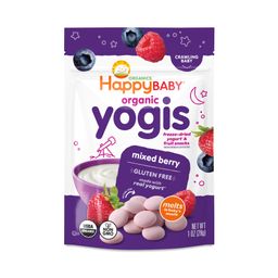Happy Baby Organic Yogis Melt Snacks, Mixed Berry