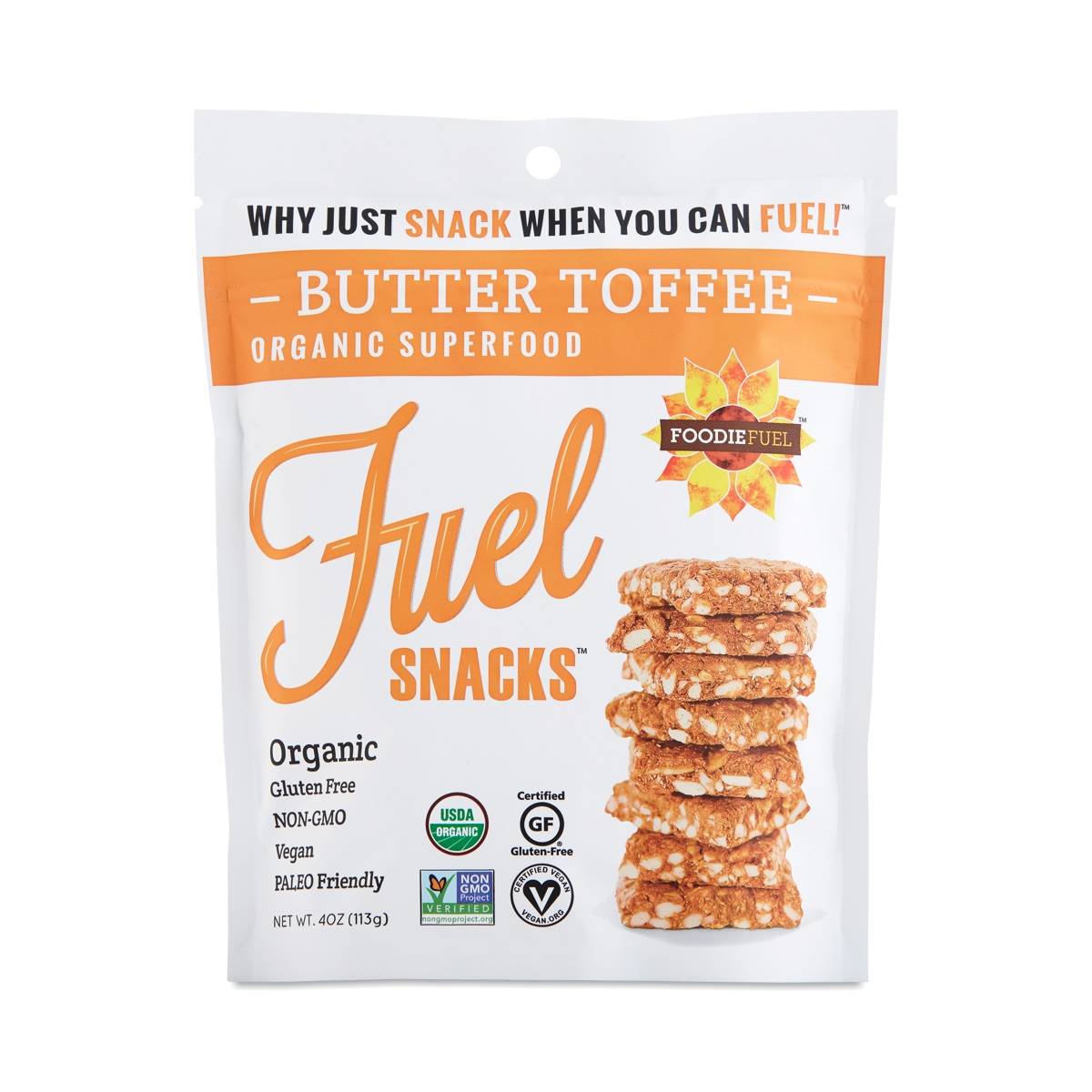 Foodie Fuel Fuel Snacks Butter Toffee Thrive Market