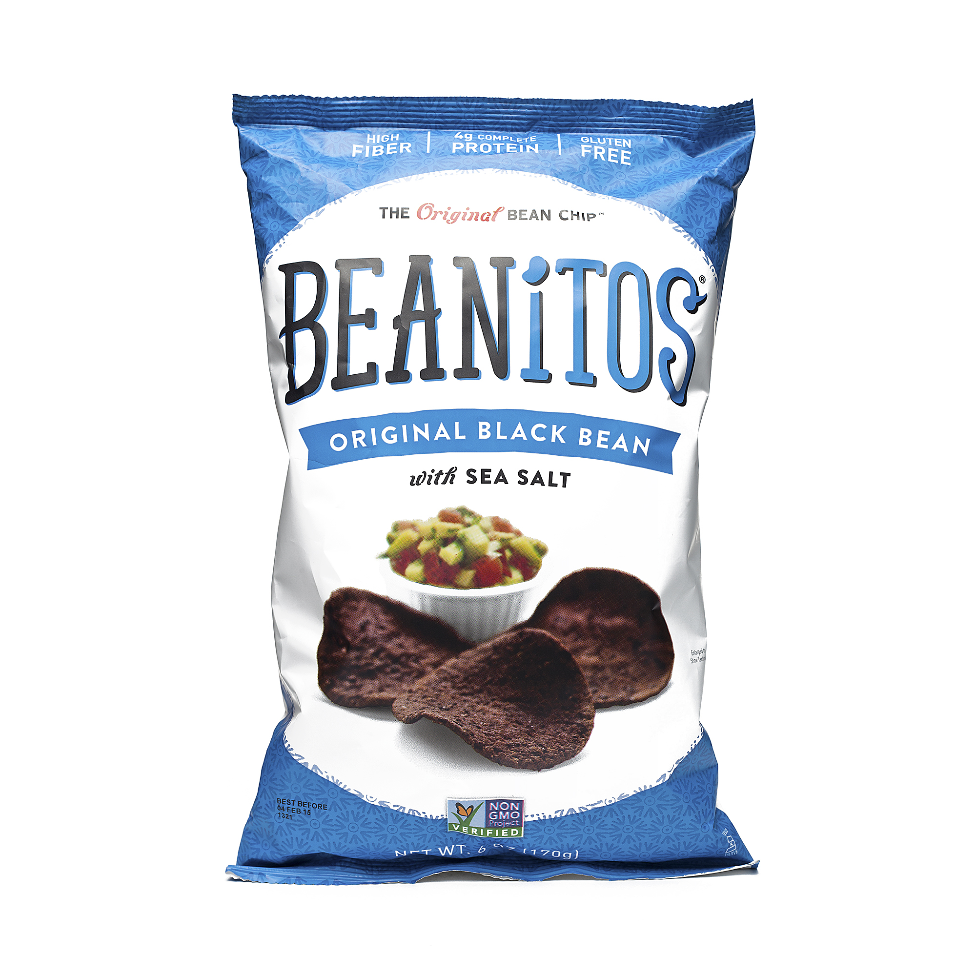 6 oz Sea Salt Black Bean Chips by Beanitos Thrive Market