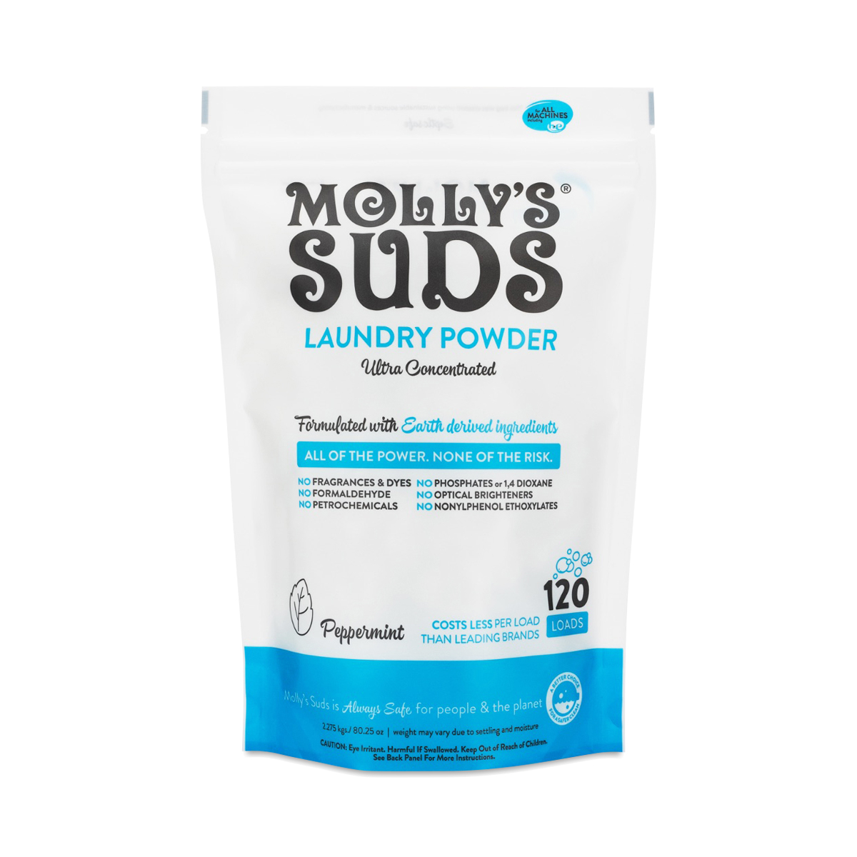 Molly's Suds Laundry Powder, Peppermint - Value Size