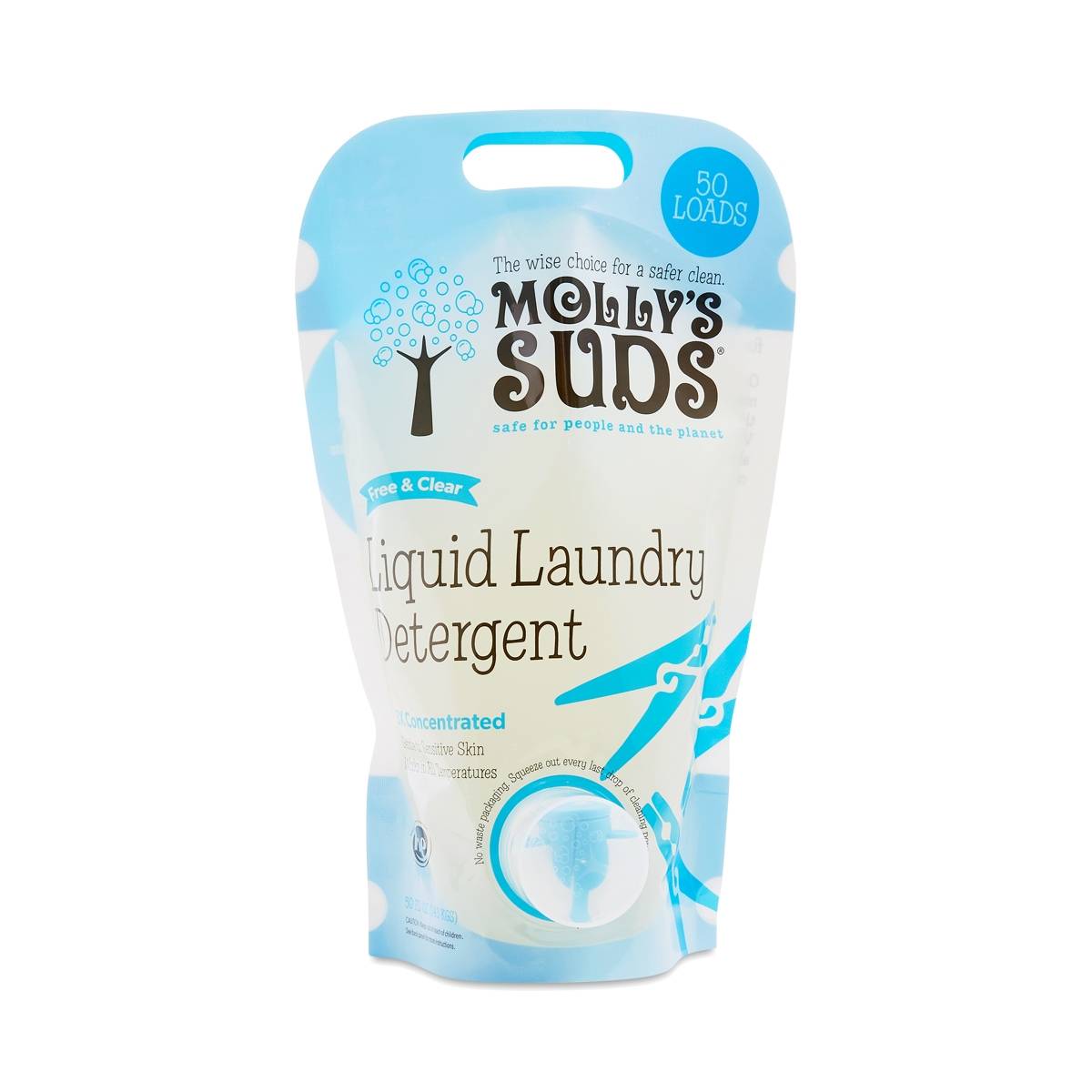 Molly's Suds Liquid Laundry Detergent Unscented, 50 loads Thrive Market