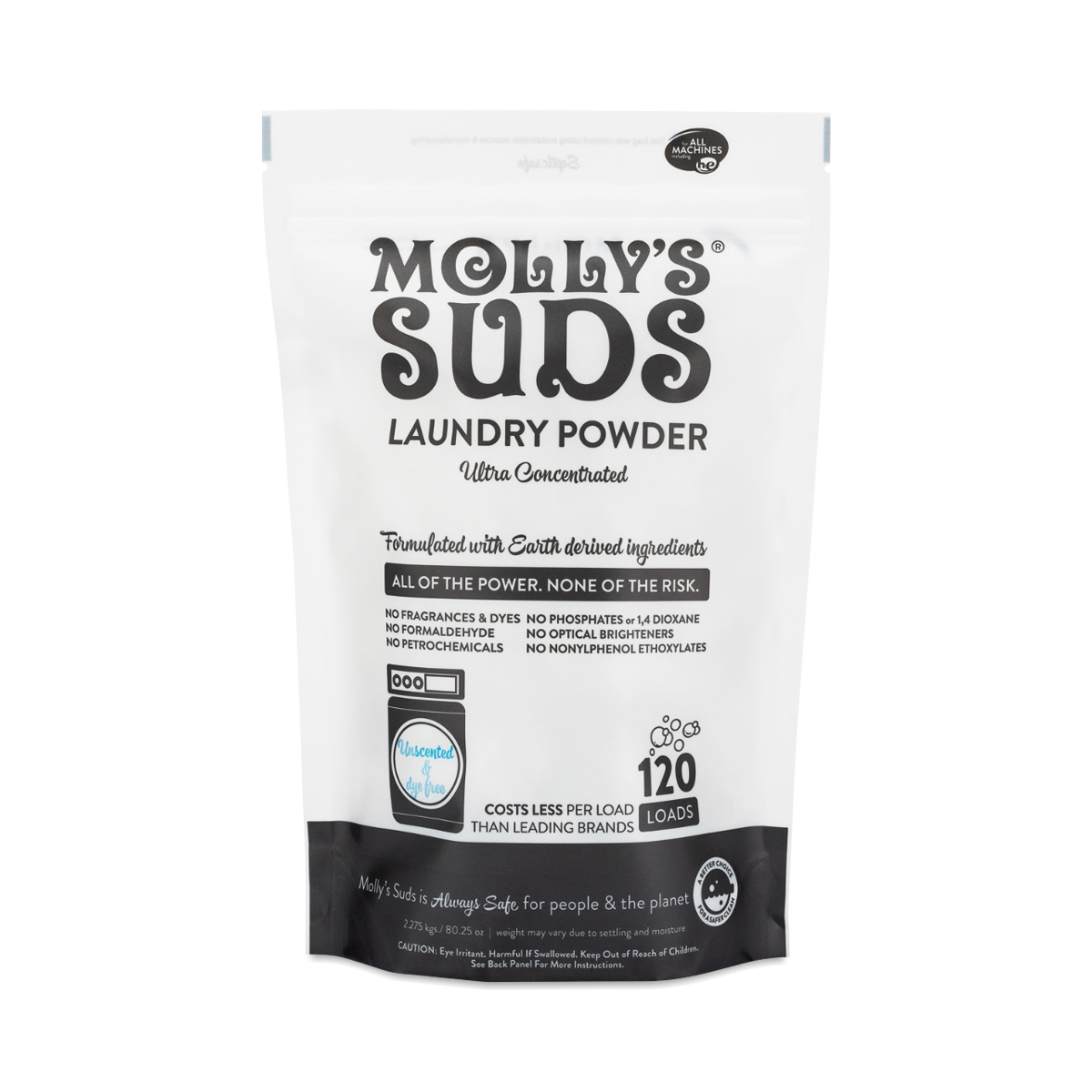 Molly's Suds Super Powder Laundry Detergent, Ocean Mist