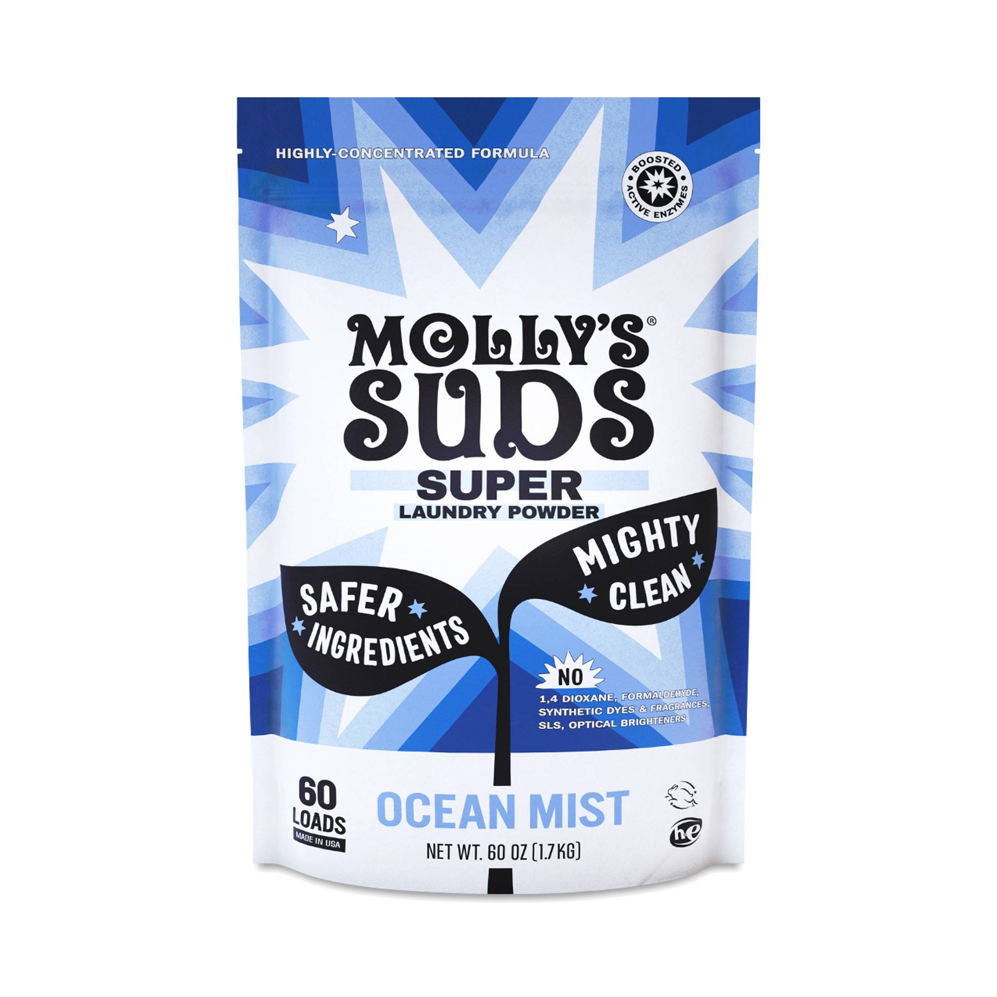 Super Powder Laundry Detergent, Ocean Mist