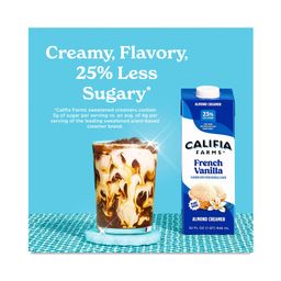 Almond Milk Coffee Creamer, French Vanilla