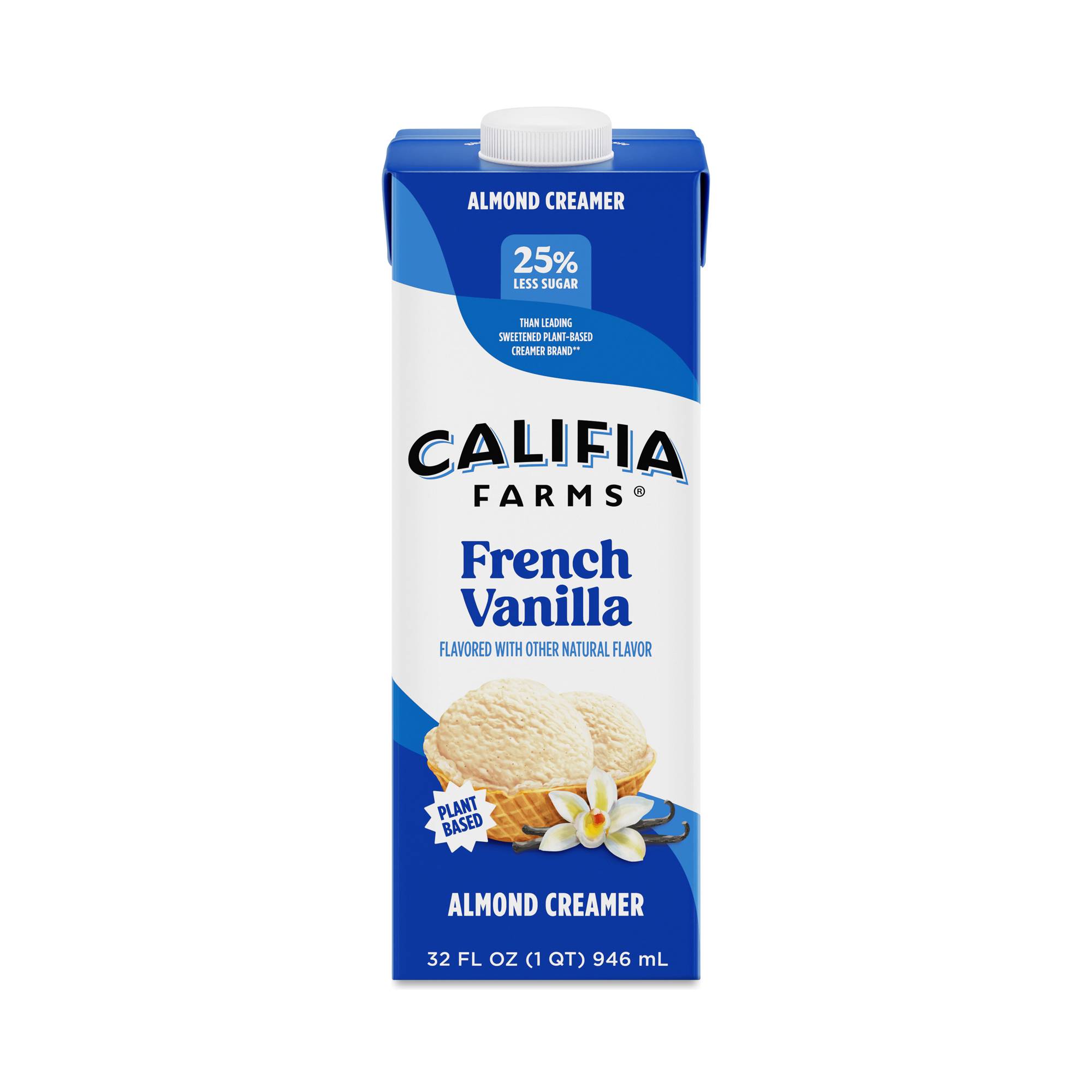 Almond Milk Coffee Creamer, French Vanilla