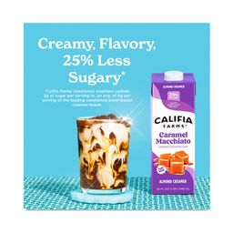 Almond Milk Coffee Creamer, Caramel Macchiato