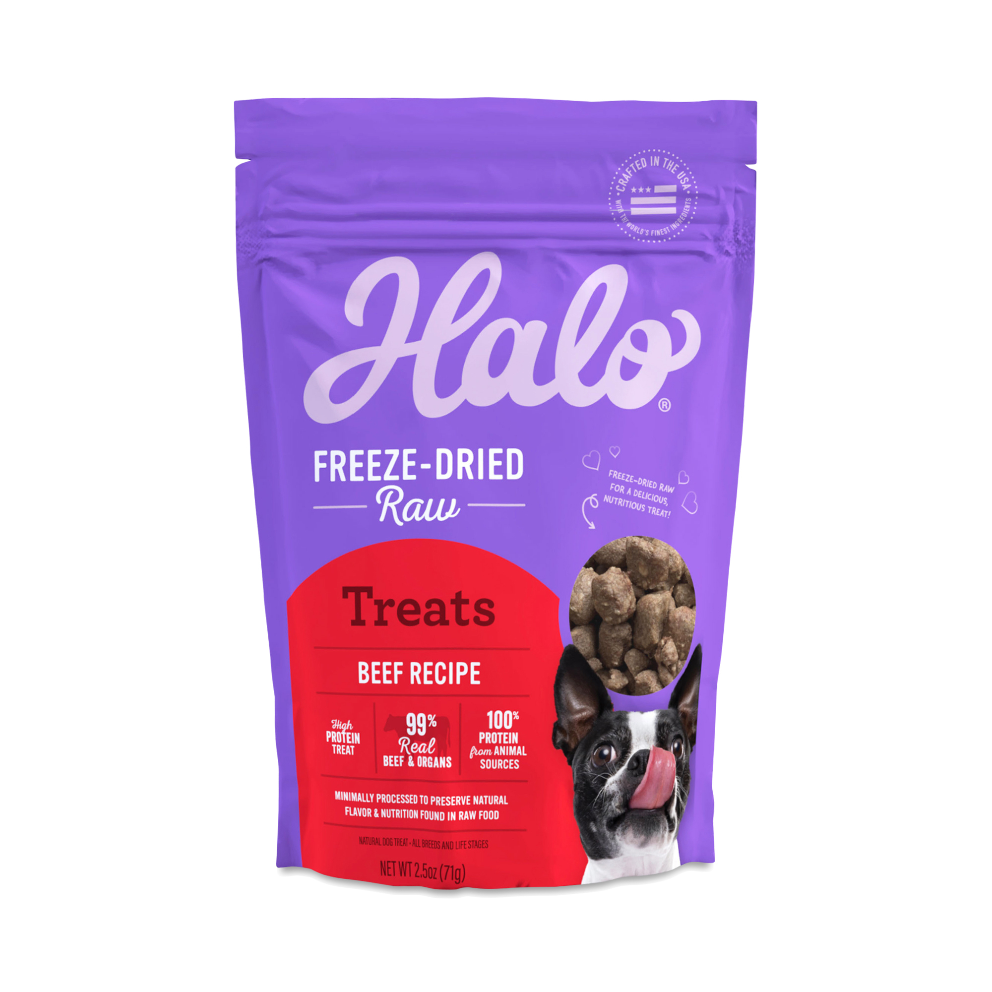 Halo Freeze Dried Raw Dog Treat, Beef Thrive Market
