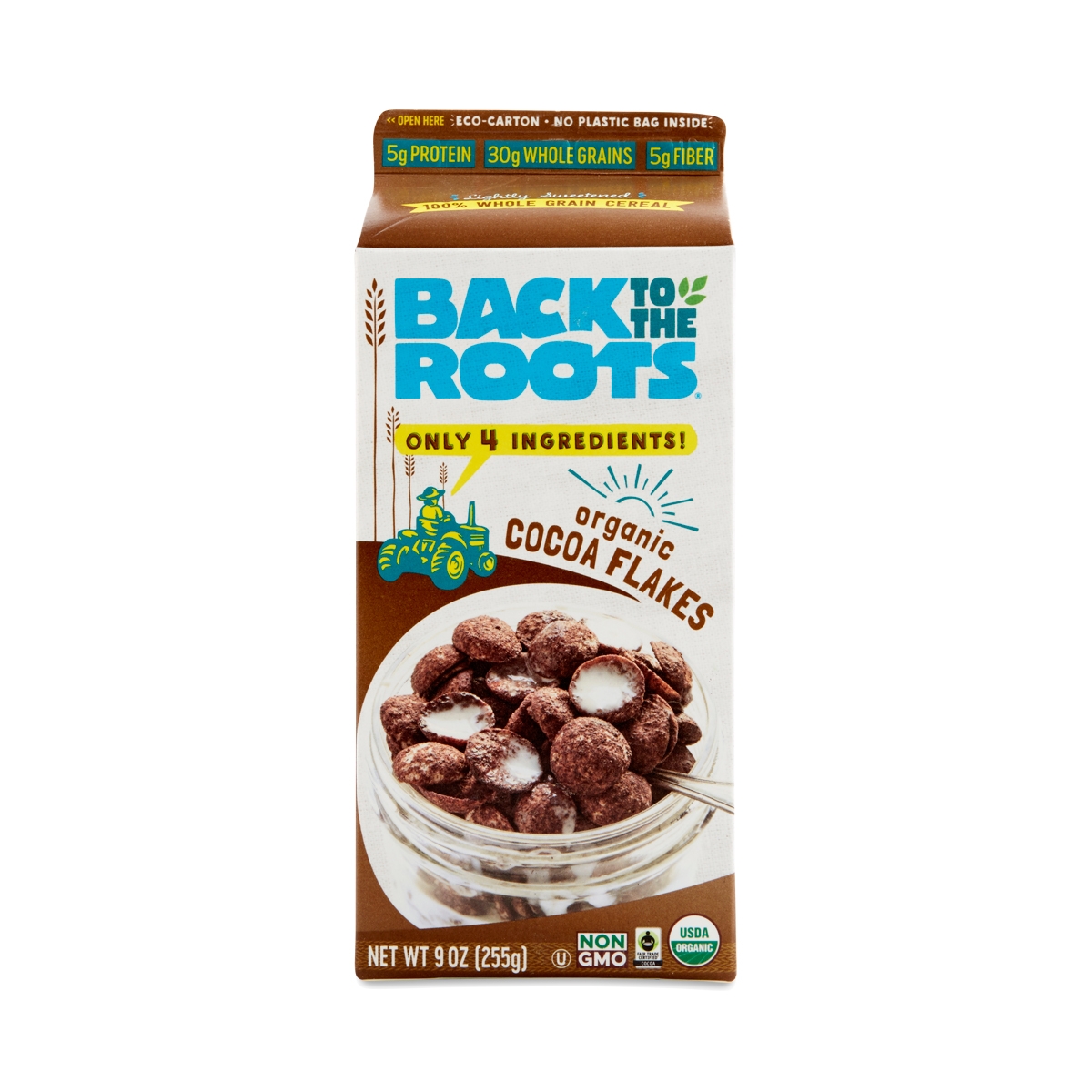 Organic Cocoa Cluster Flakes Cereal Thrive Market