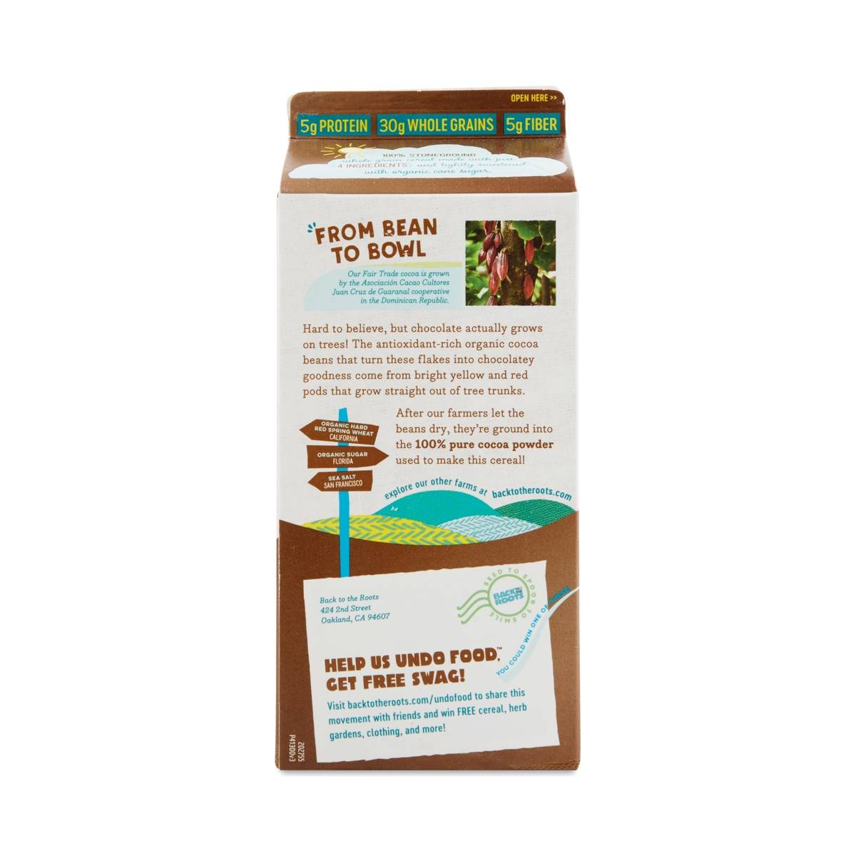 Organic Cocoa Cluster Flakes Cereal Thrive Market