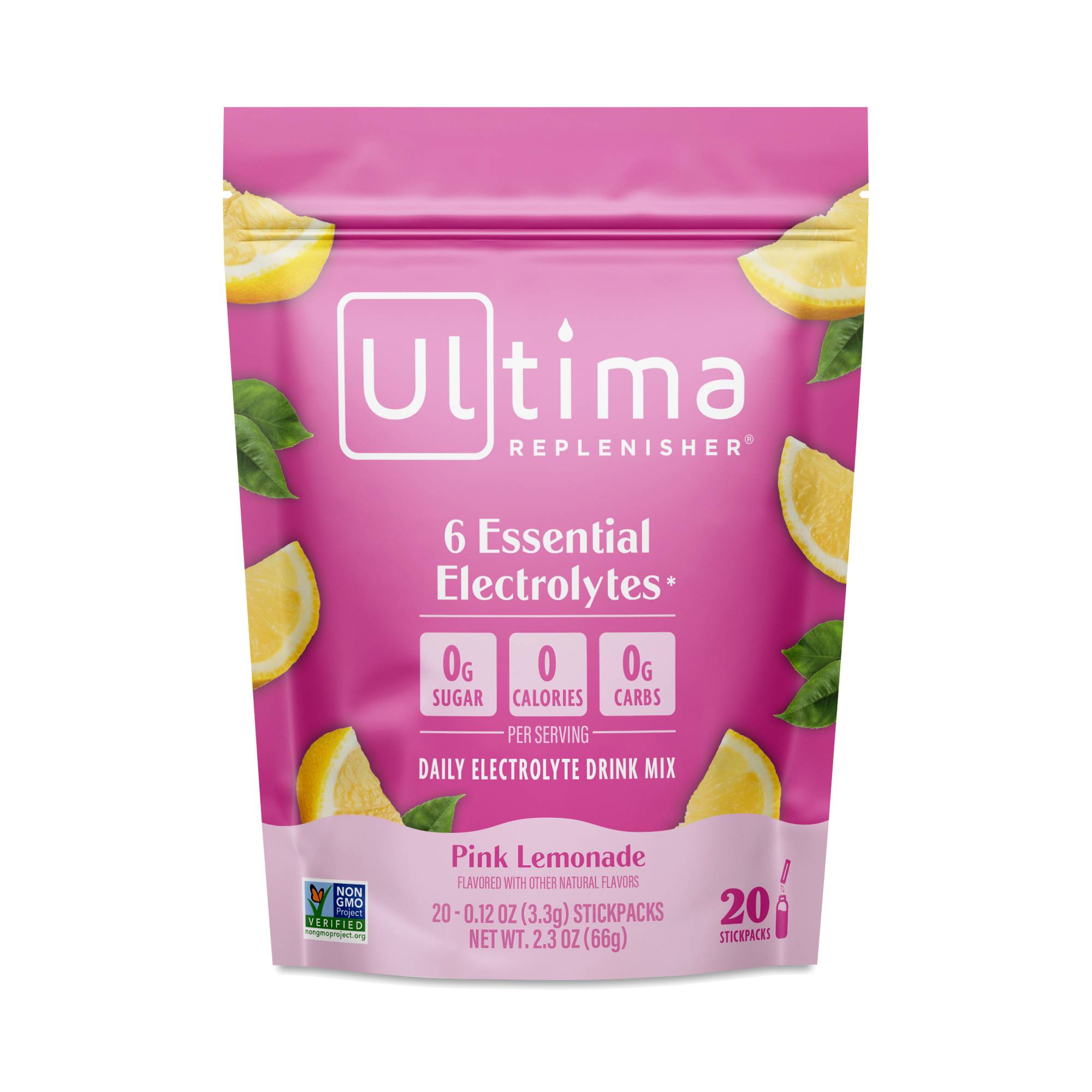 Replenisher Electrolyte Powder, Pink Lemonade