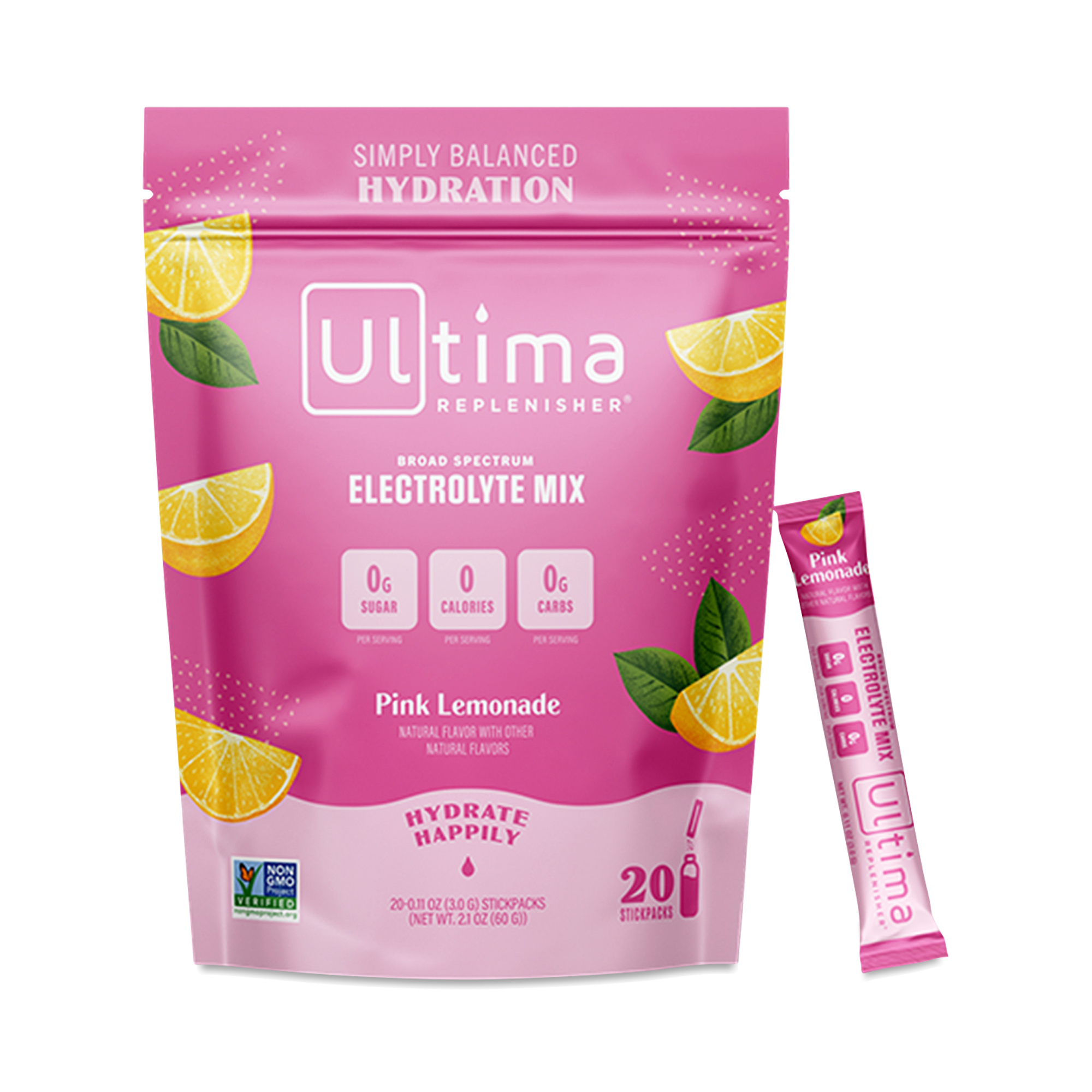 Ultima Replenisher Electrolyte Powder, Pink Lemonade Thrive Market