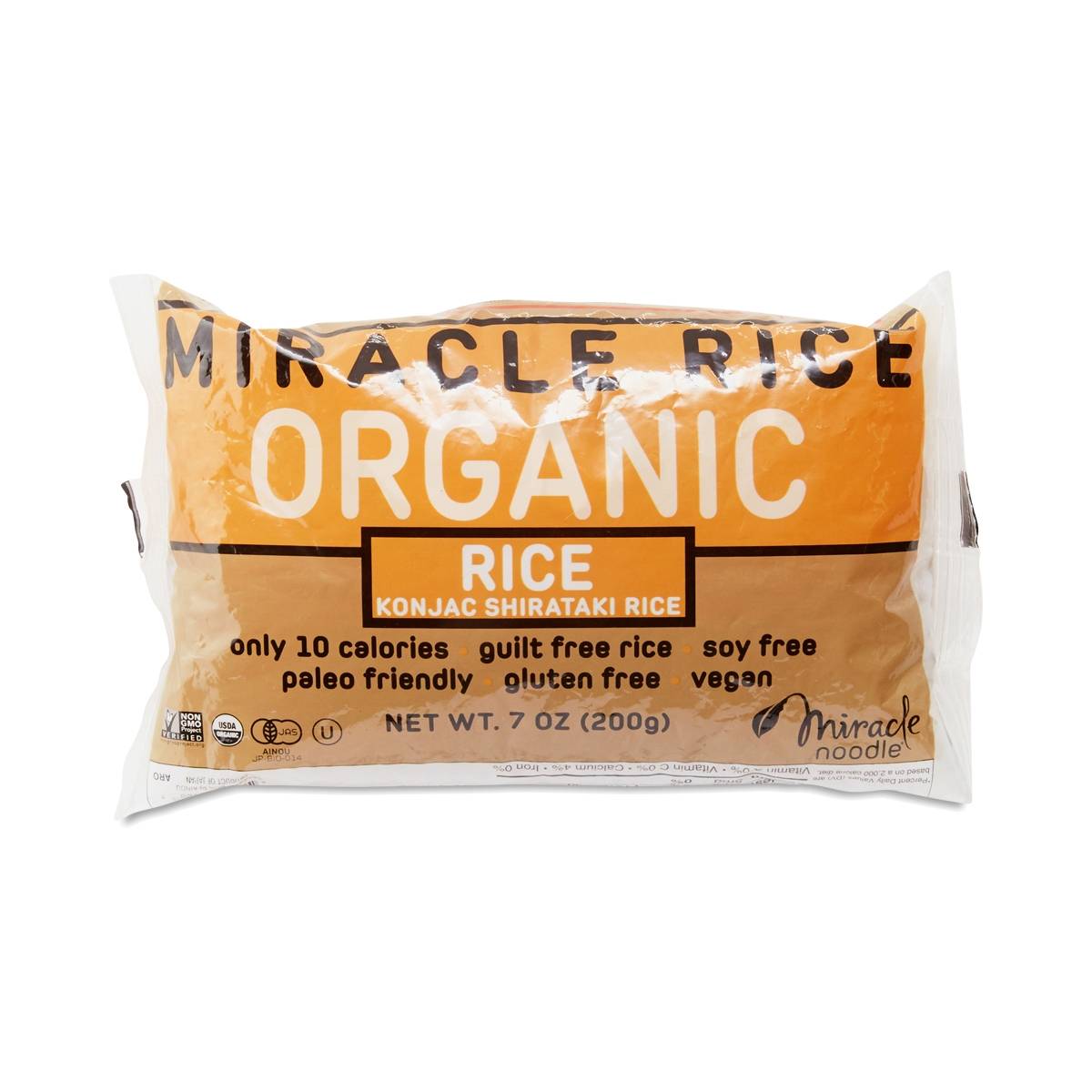Organic Shirataki Rice by Miracle Noodle Thrive Market