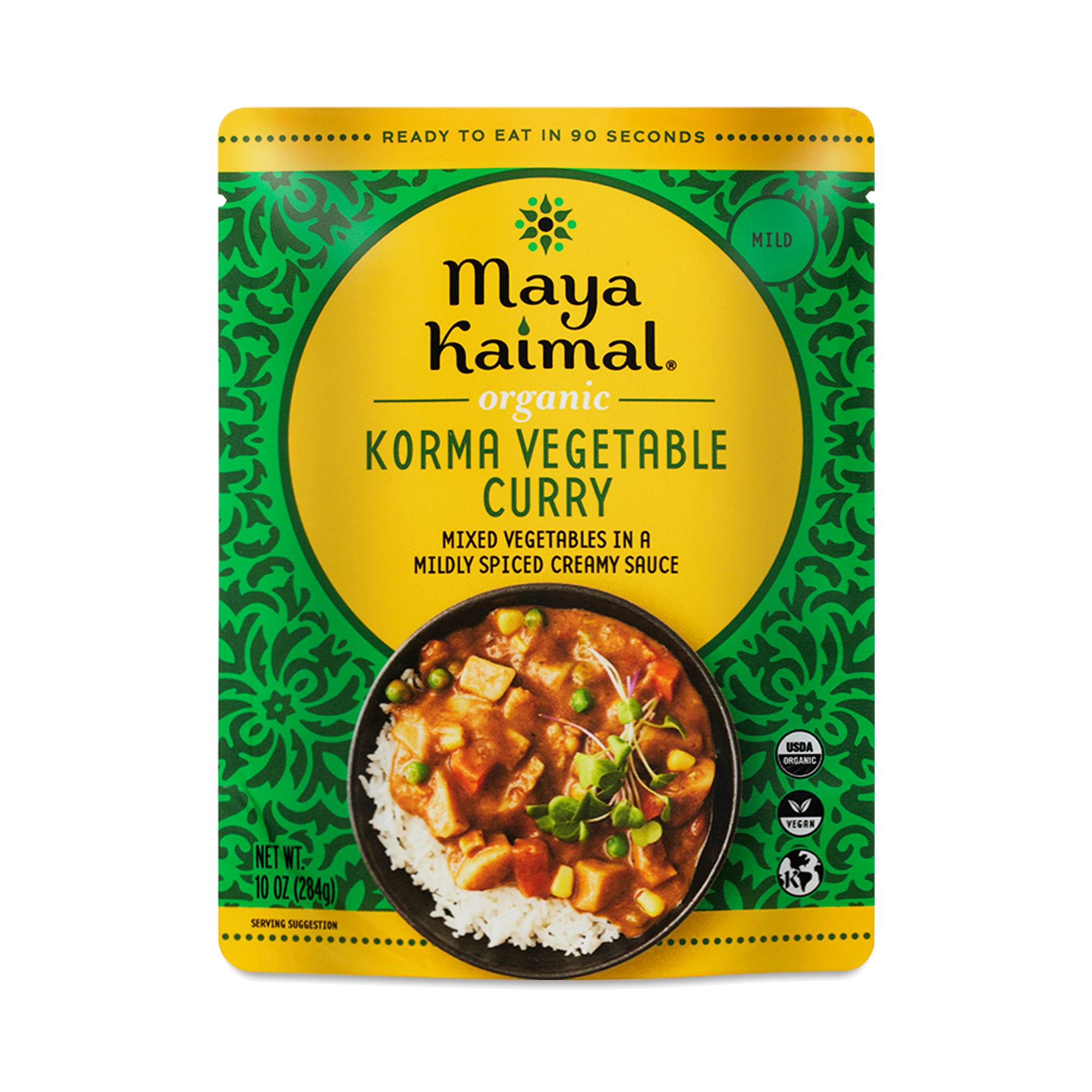 Organic Korma Vegetable Curry