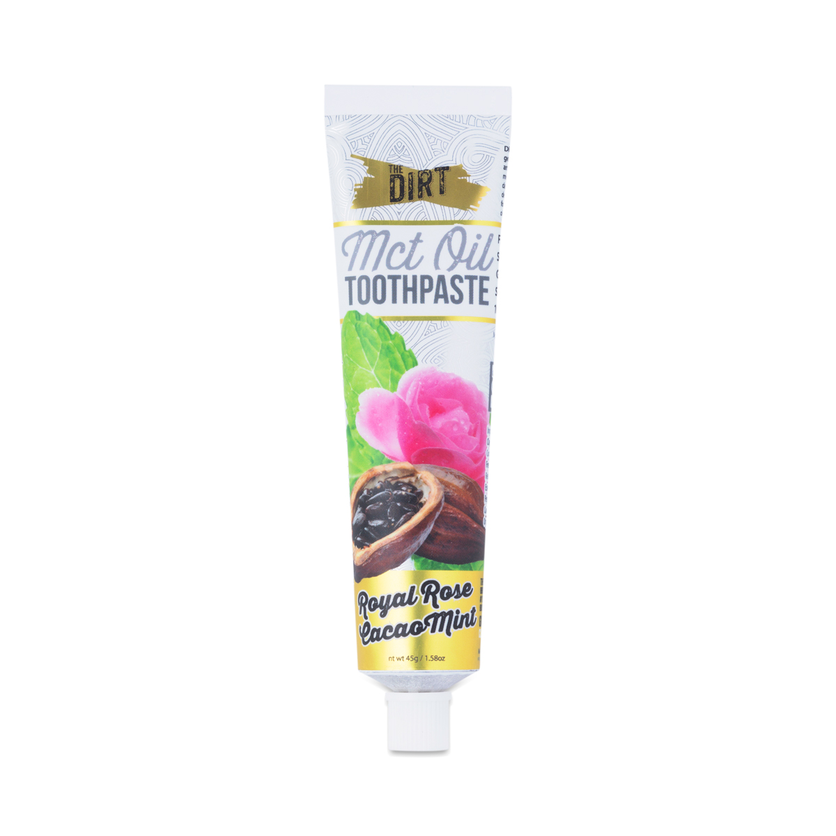Rose Cacao Mint Flavor MCT Oil Toothpaste Thrive Market