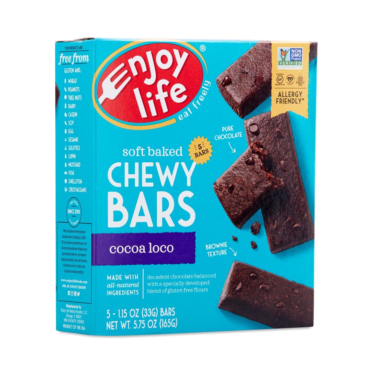 Cocoa Loco Baked Chewy Bars by Enjoy Life Thrive Market