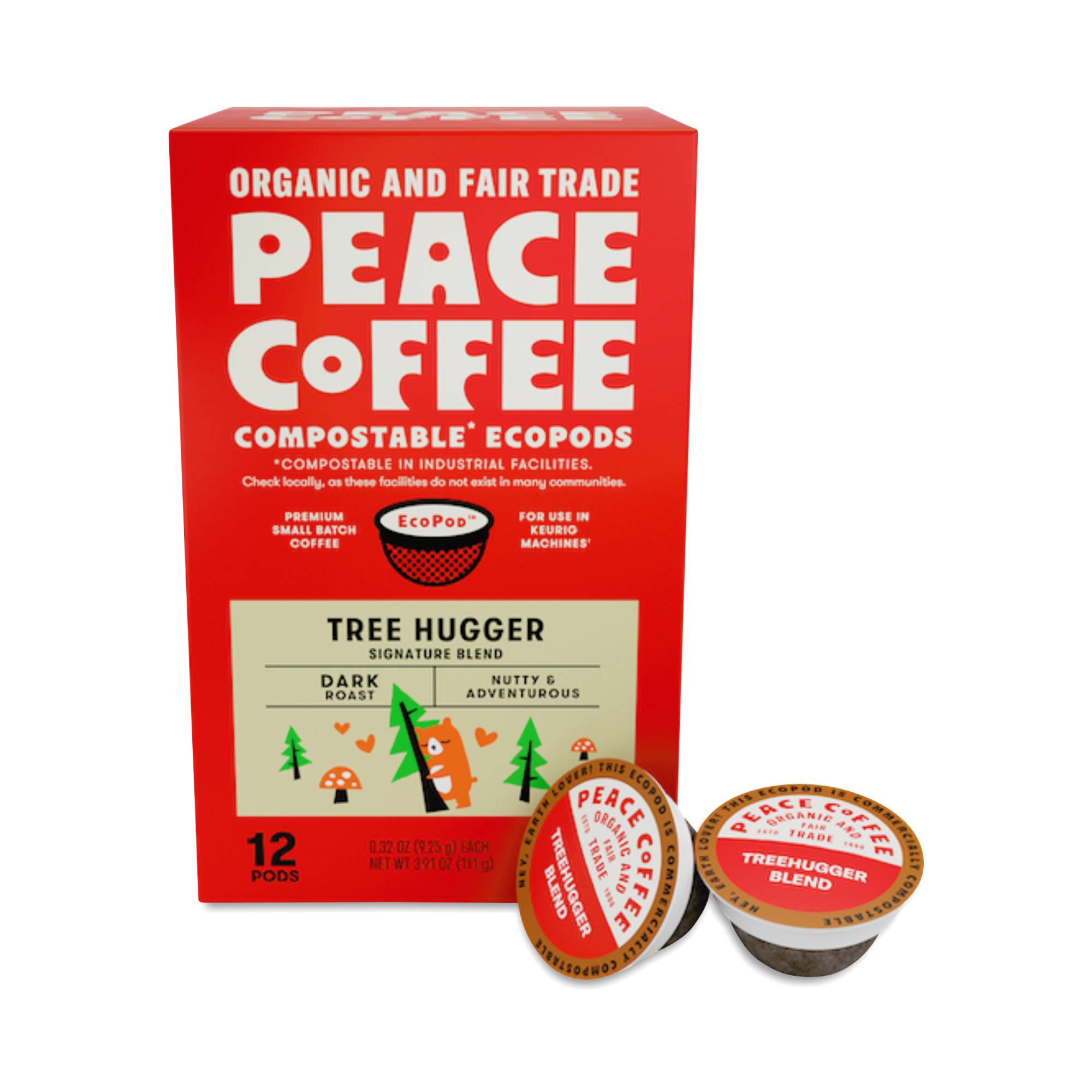 Coffee Pods, Tree Hugger Signature Blend Dark Roast