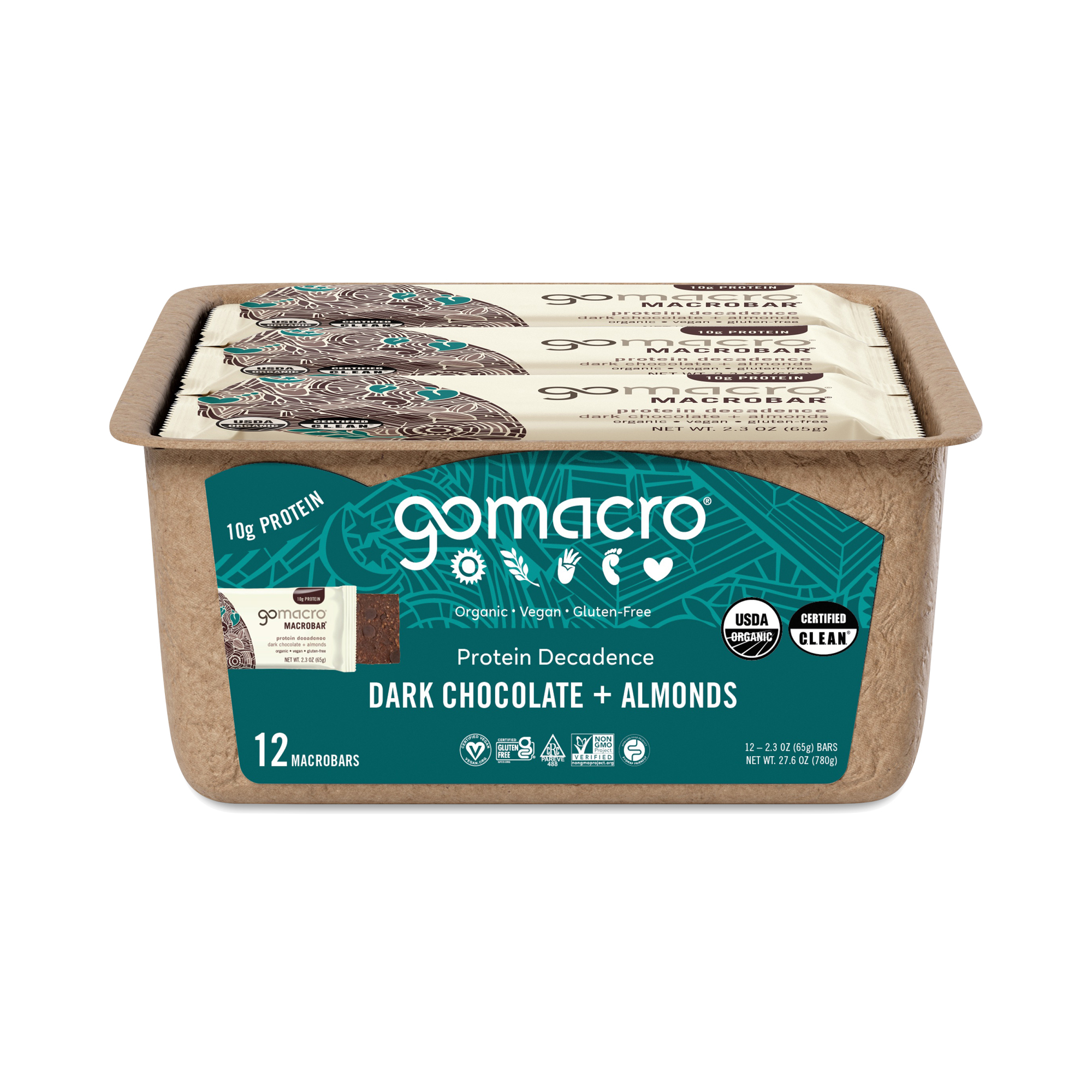 GoMacro Dark Chocolate & Almonds | Thrive Market
