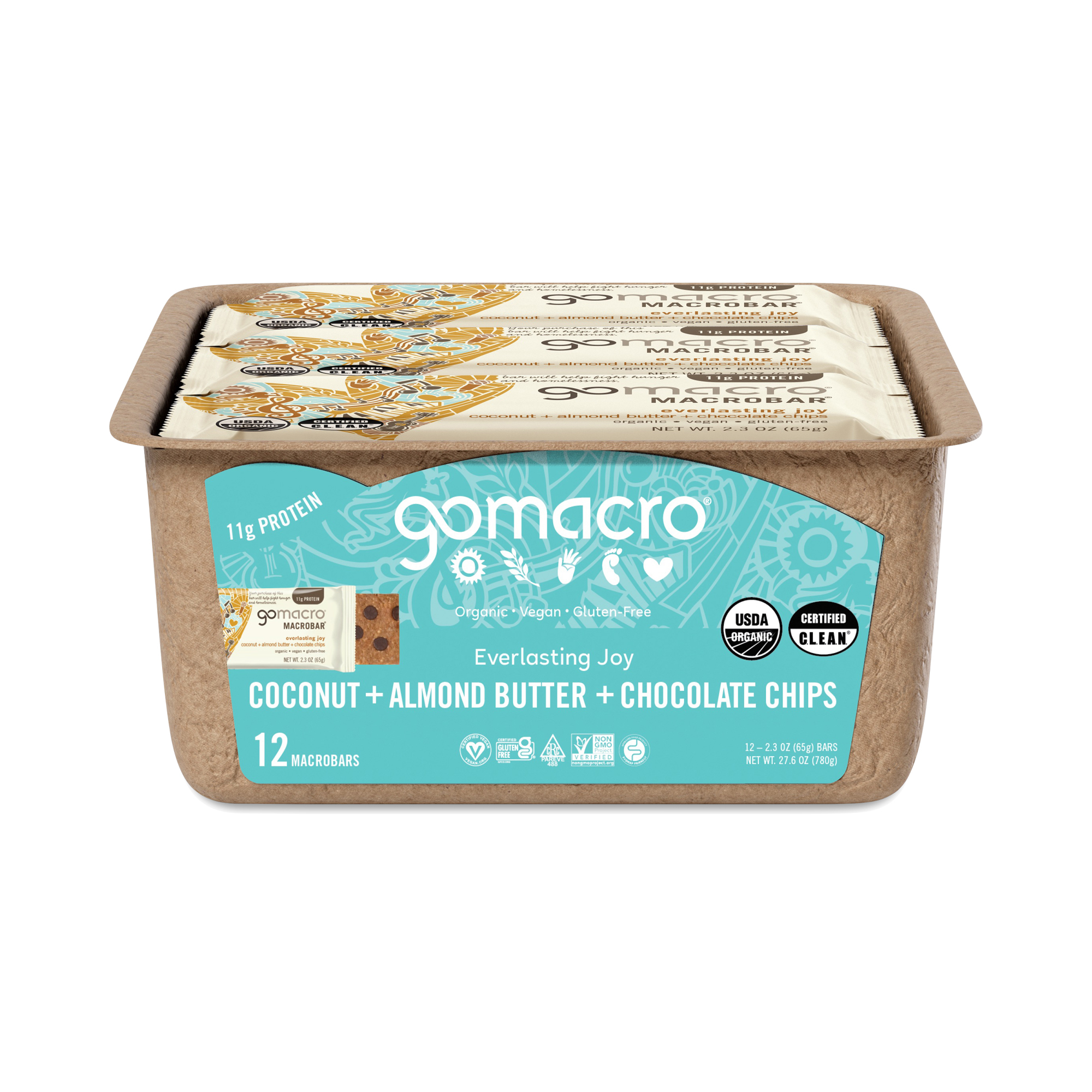 GoMacro Coconut & Almond Butter & Chocolate Chips | Thrive Market