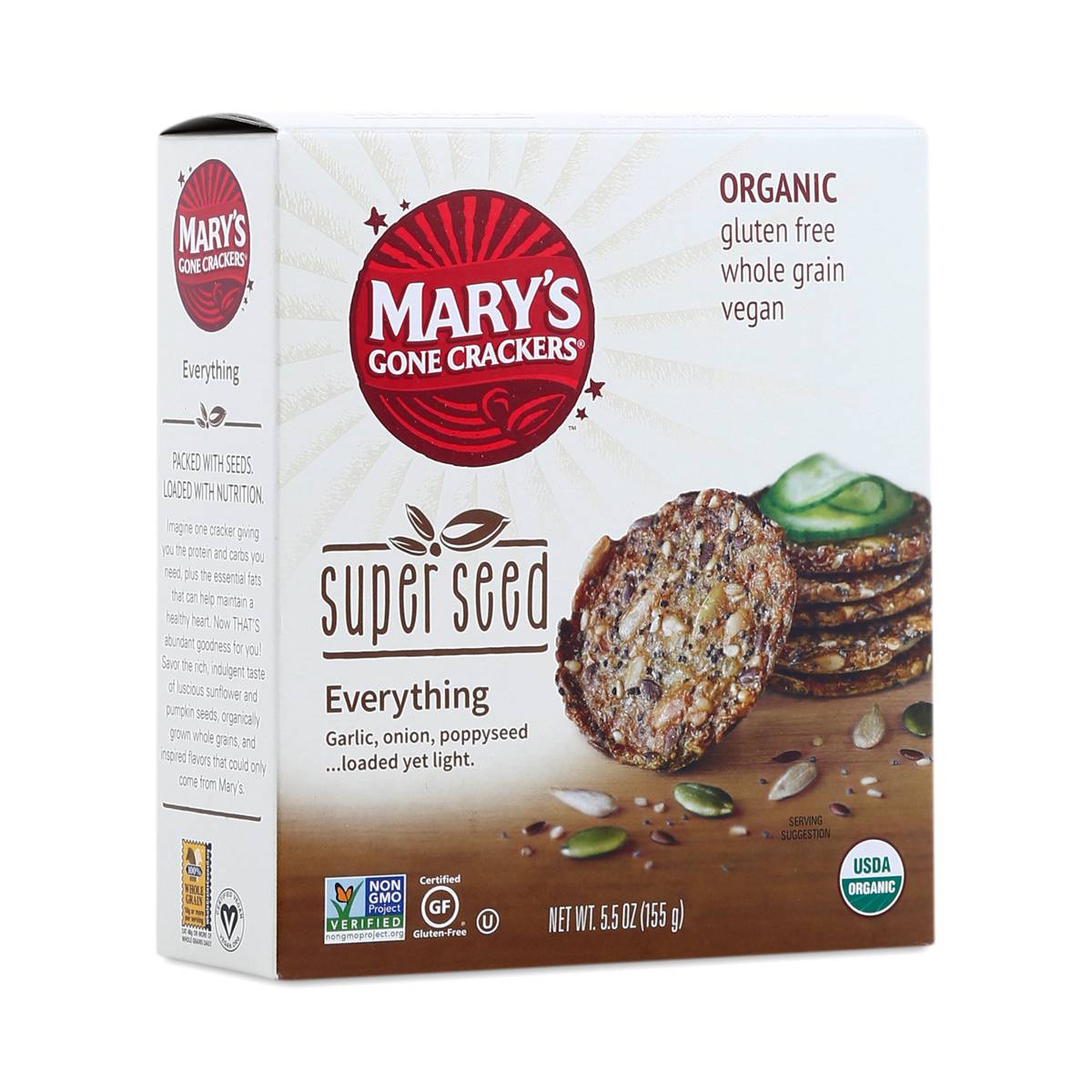Organic Super Seed Crackers, Everything Thrive Market