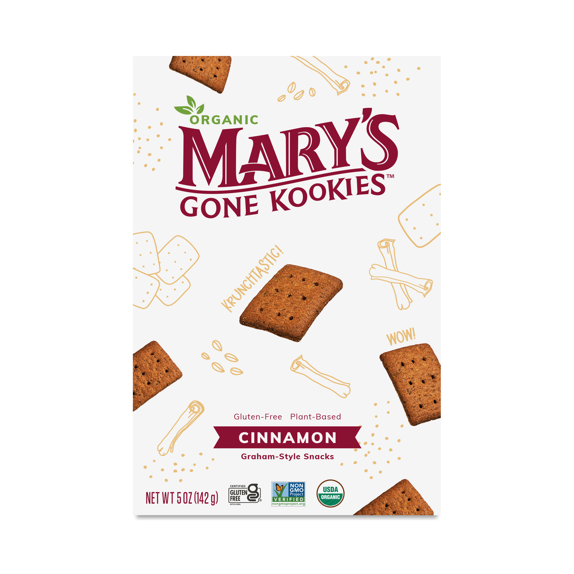 Mary's Gone Crackers Graham Style Snacks, Cinnamon Thrive Market