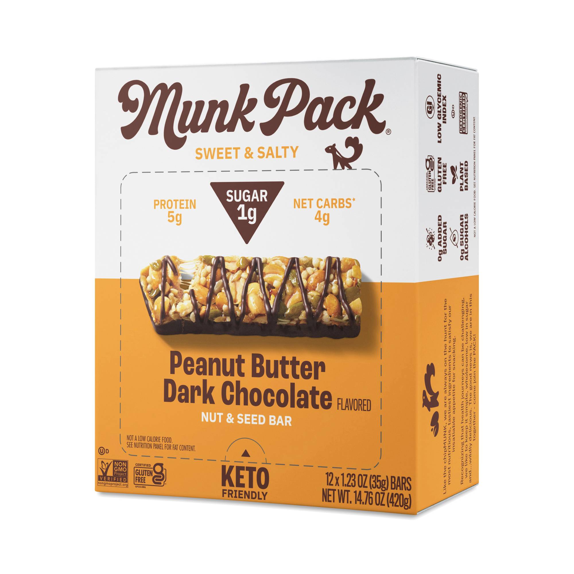 Nut & Seed Bar, Peanut Butter Dark Chocolate
