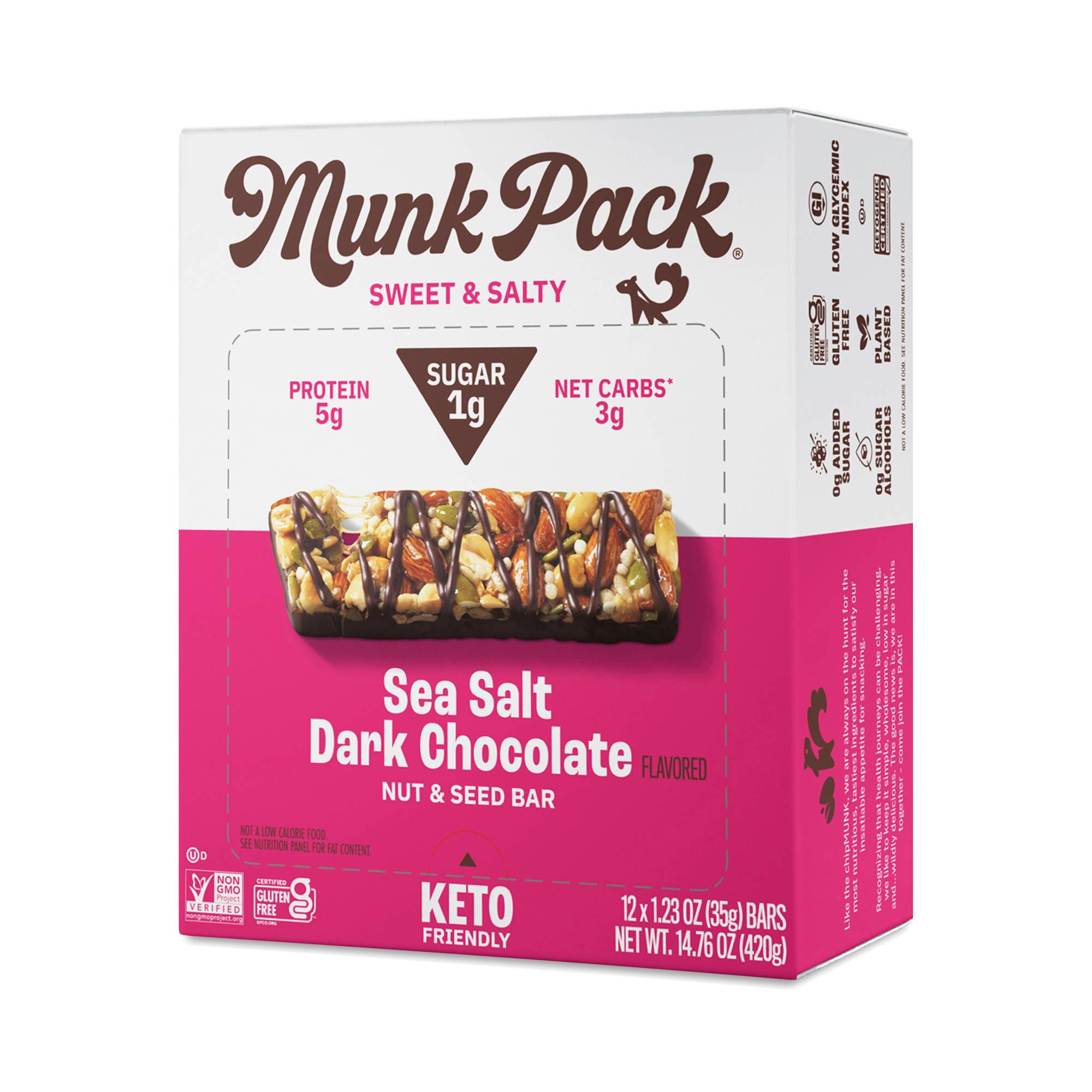 Nut & Seed Bar, Sea Salt Dark Chocolate