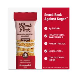 Probiotic Protein Breakfast Bar, Cinnamon Roll