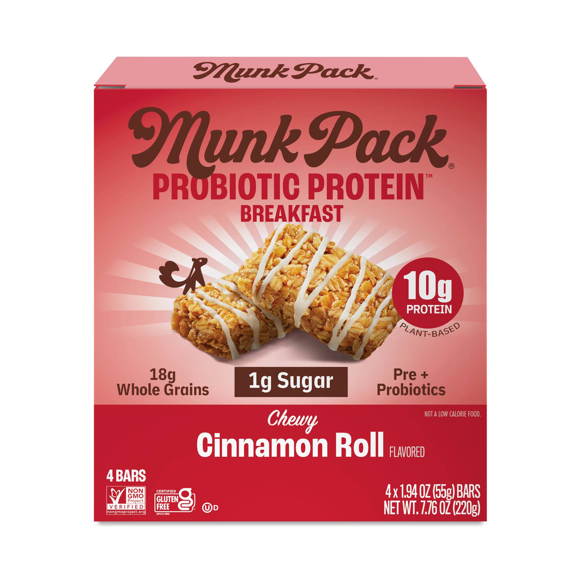 Probiotic Protein Breakfast Bar, Cinnamon Roll