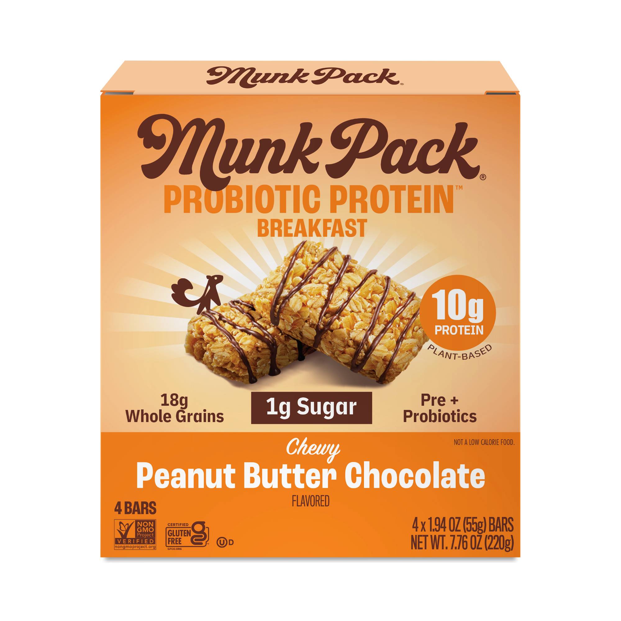 Probiotic Protein Breakfast Bar, Peanut Butter Chocolate
