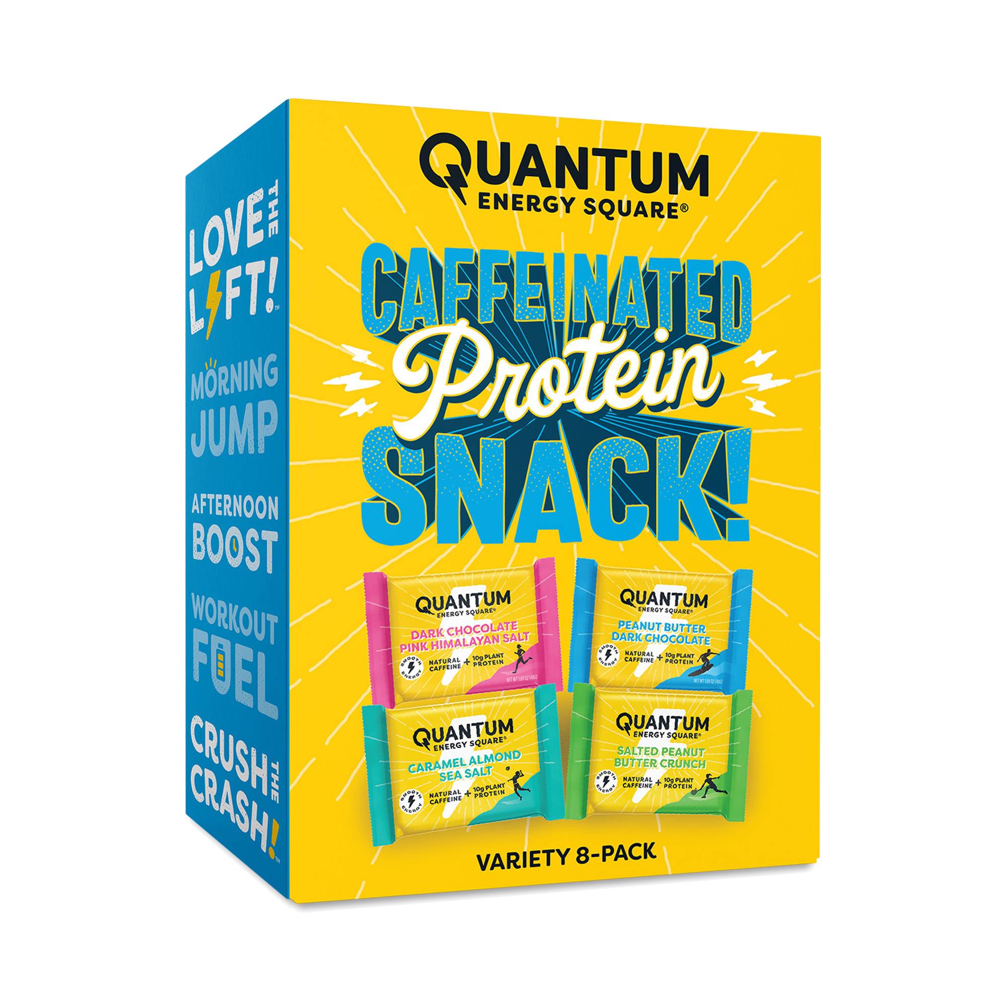 Caffeine & Protein Bars, Best Seller Variety Pack