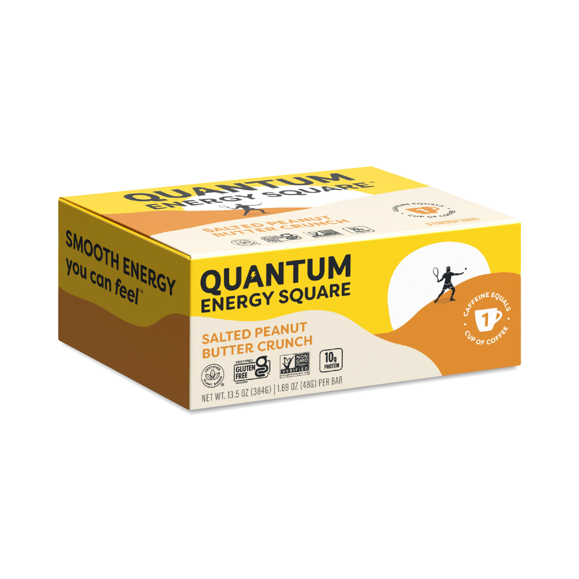 Quantum Energy Squares Energy Square, Salted Peanut Butter Crunch Thrive Market