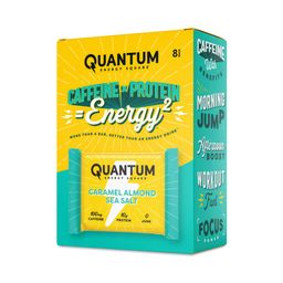 Caffeine & Protein Bars, Caramel Almond Sea Salt