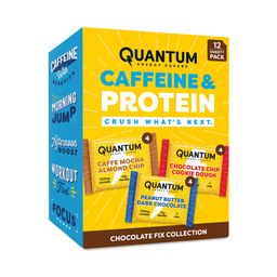 Caffeine & Protein Bars, Chocolate Fix Variety Pack