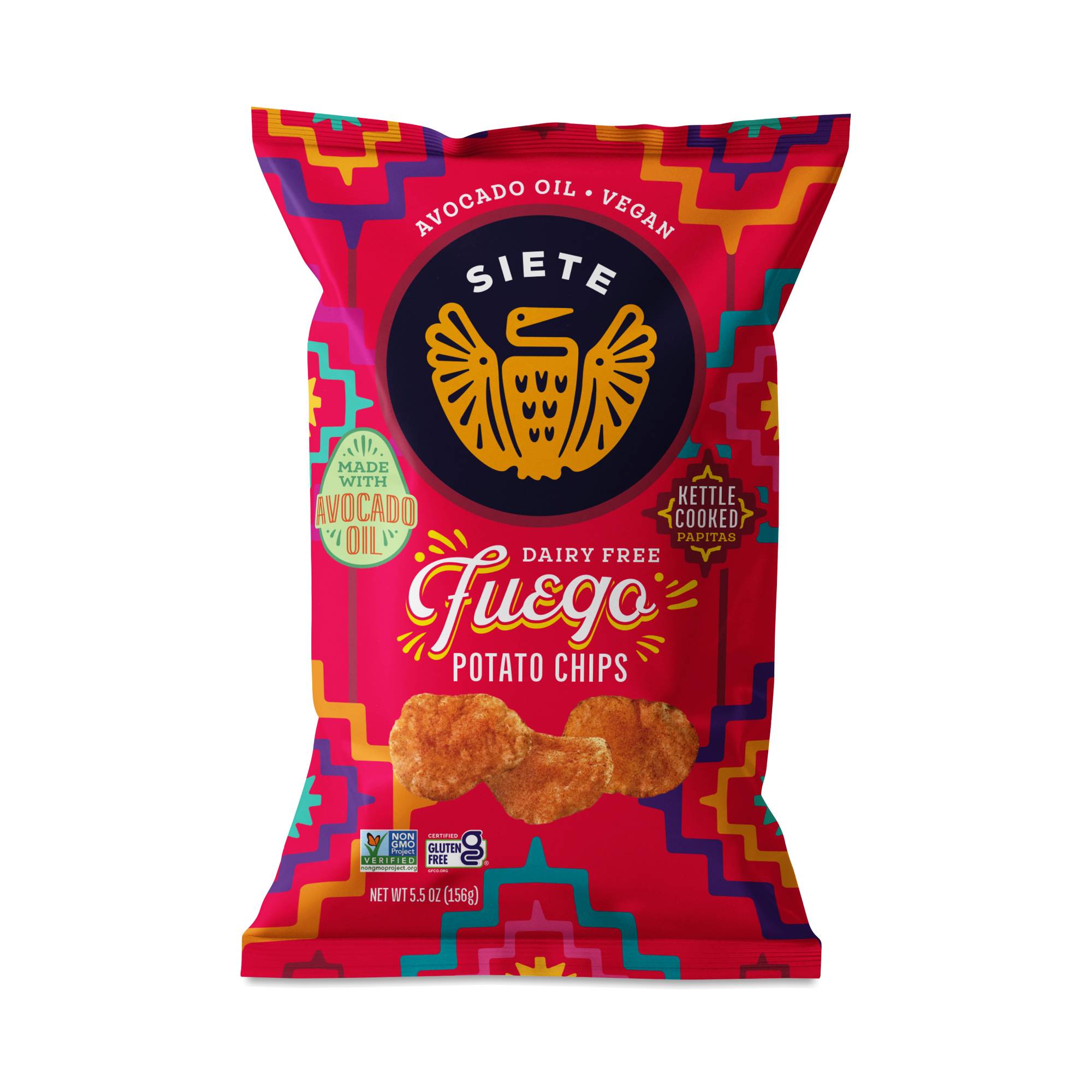 Kettle Cooked Potato Chips, Fuego