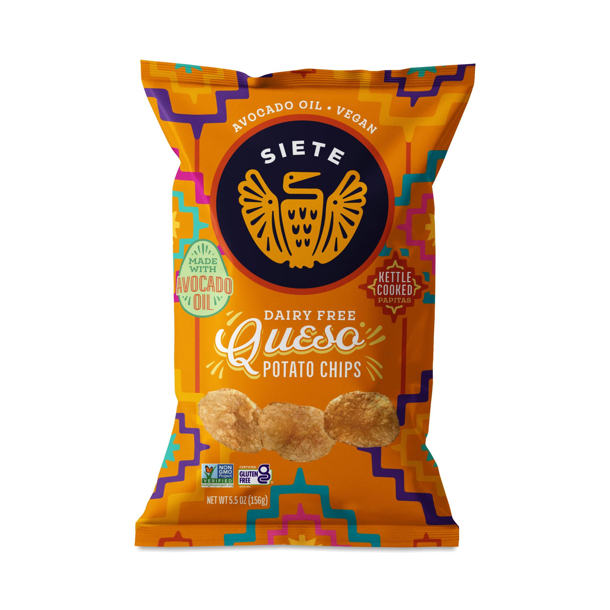 Kettle Cooked Potato Chips, Queso